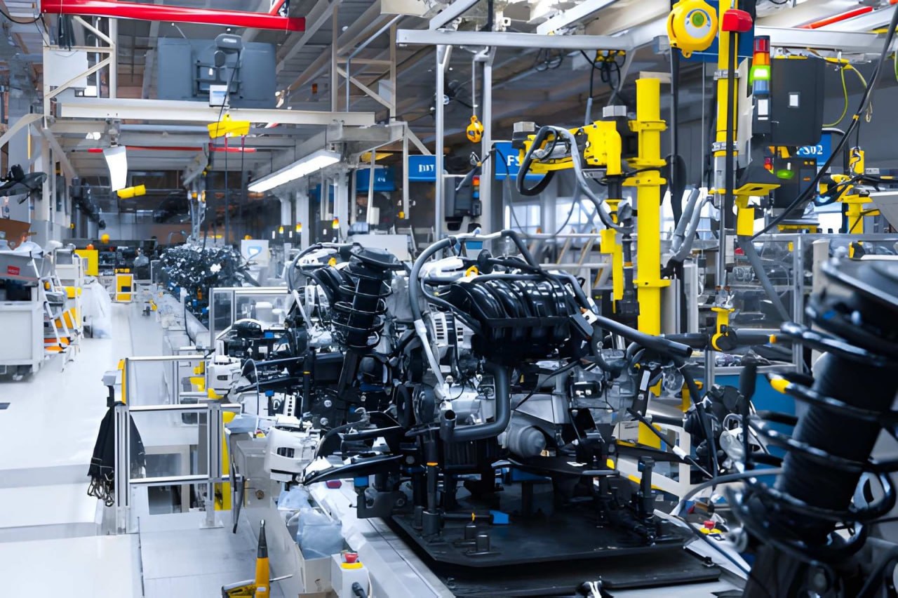 Machinery in operation